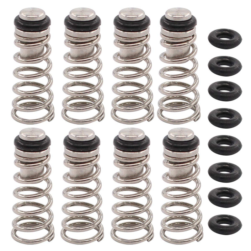 ApplianPar Universal Poppet Valve with Springs for Homebrewing Draft Beer Ball and Pin Lock Keg Post Set of 8