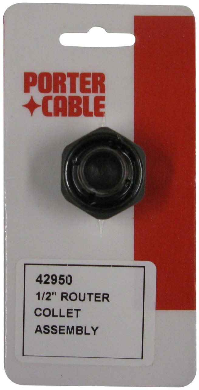 Thaekuns 42950 1/2- inch Router Collet Fit for PORTER CABLE models, Delta, B&D