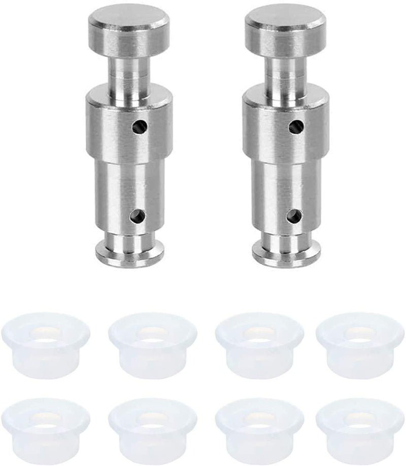 2 Pack Float Valve for Instant Pot with 8 Silicone Caps for Instant Pot Duo 3, 5, 6 QT, Duo Plus 3, 6 QT, Ultra 3, 6, 8 QT Replacement Float Valve by ZYLONE 2 Float Valves 8 Silicone Caps