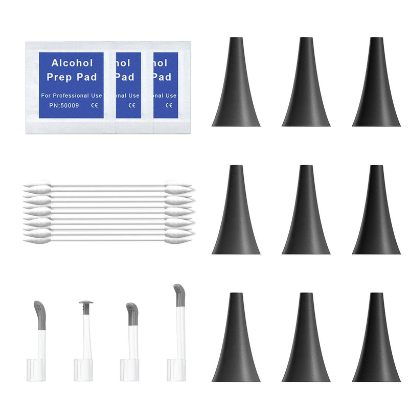 Teslong Otoscope Accessories: 9 Disposable Speculums, 4 Ear Picks, 1 Pack of Q-Tips, Accessories for NTE100i Ear Camera Ear Scope, 0.16 inch or 4.3mm Dia. - NewNest Australia