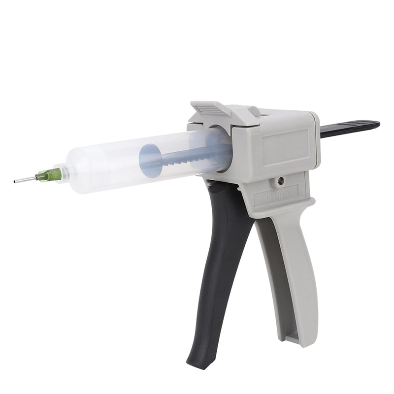 30ml Dispenser Glue Gun, Manual Dispenser Glue Gun Plastic Manual Single Tube Handle Tool for Pressing Squeezing (1) 1
