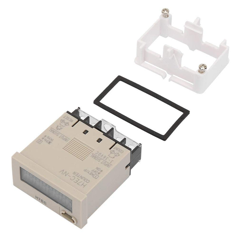 H7EC NV Electronic Counter DC 3-36V Digital Electric Counter Totalizer with 8 Digit LCD Display