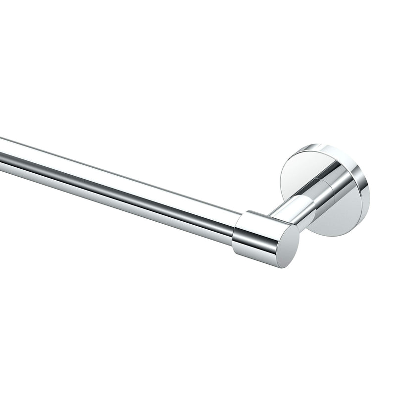 Gatco 4661 Reveal Wall Mounted Towel Bar, Chrome Bathroom Towel Holder, 18-Inch Bath Towel Rack, Modern Bathroom Hardware for Hand Towels, Bath Towels & Guest Bathroom Organization 18 Inch