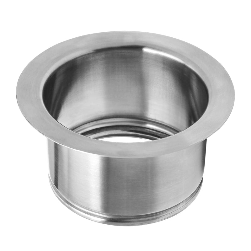 Extended Garbage Disposal Flange, Deep Kitchen Sink Flange for Disposers That Use A 3 Bolt Mount, Fit 3-1/2 Inch Standard Sink Drain Hole Silver Extend