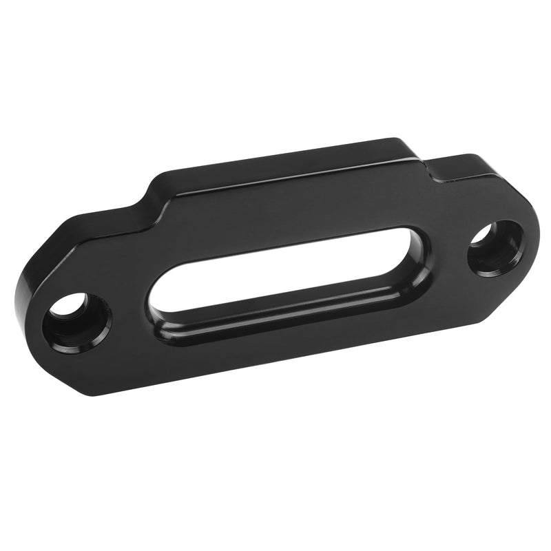 Ucreative Aluminum Hawse Fairlead for ATV 2000-3500 LBs Winch 4 7/8" (124mm) Mount Glossy (Black) Blck 4 7/8 Inch (124 mm) Bolt Centers