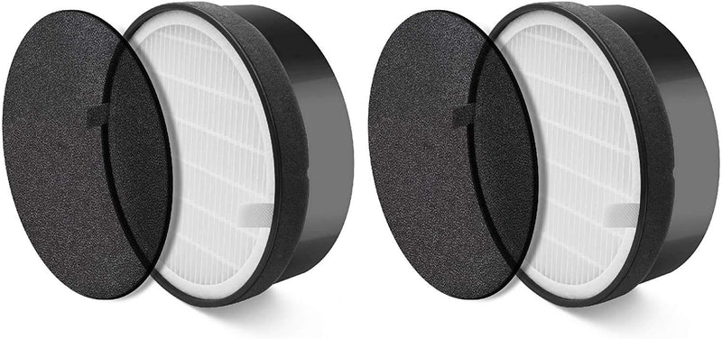 Nispira MD1-0039 Purifier 5 Air Filter Replacement Compatible with Vornado Air Purifier CYLO50, CYLO51, and QUBE50 3-in-1 HEPA Carbon MD1-0045 2 Pack