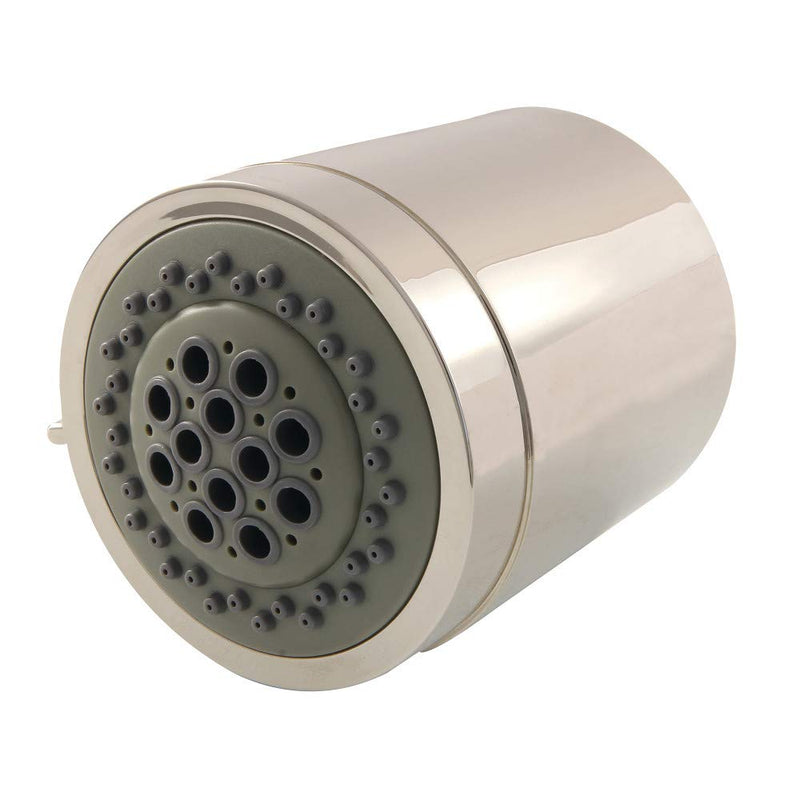 Kingston KX8616 Round 2-Function ABS Shower Head, Polished Nickel