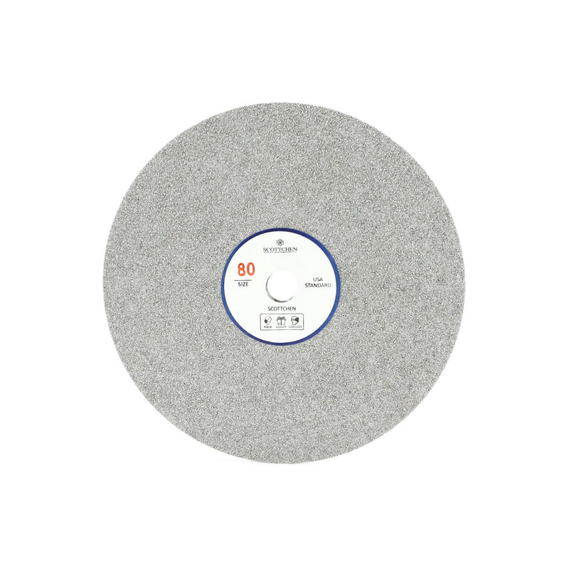 SCOTTCHEN Diamond Flat Lap Wheel 6" x 1/2" Arbor Grinding Sanding Disc Lapping Polishing Disc-80 Grit 80 Grit
