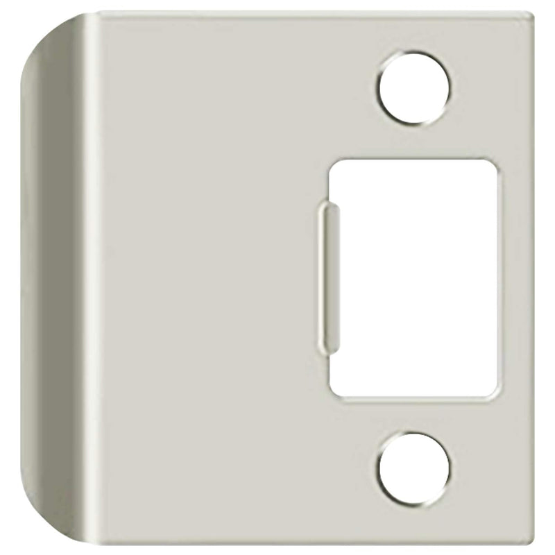 Nuk3y SP225 2-1/4" x 2-1/4" Extended Lip Strike Plate, Satin Nickel 2-1/4" x 2-1/4"