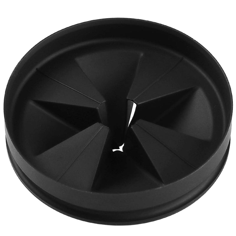 Sink Baffle QCB-AM, Replacement for Evolution Series, Garbage Disposal Splash Guards, Quite Collar, Drain Plugs, Disposer Accessories 3.25Inch (Black (1pcs)) Black (1pcs)