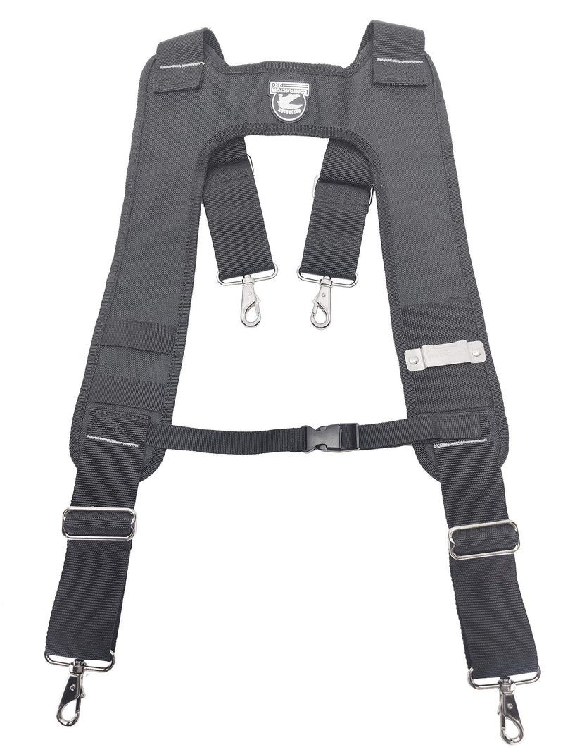 B616 Deluxe Suspender Harness w/Molded Air Channel Shoulder & Neck Padding, Chest Strap & Metal Spring Hooks 1
