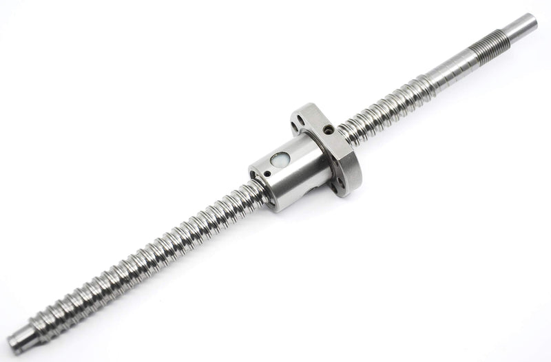 Ball Screw SFU1204（Diameter 12mm Pitch 4mm）Length 300mm with Metal Nut for CNC Machine Parts