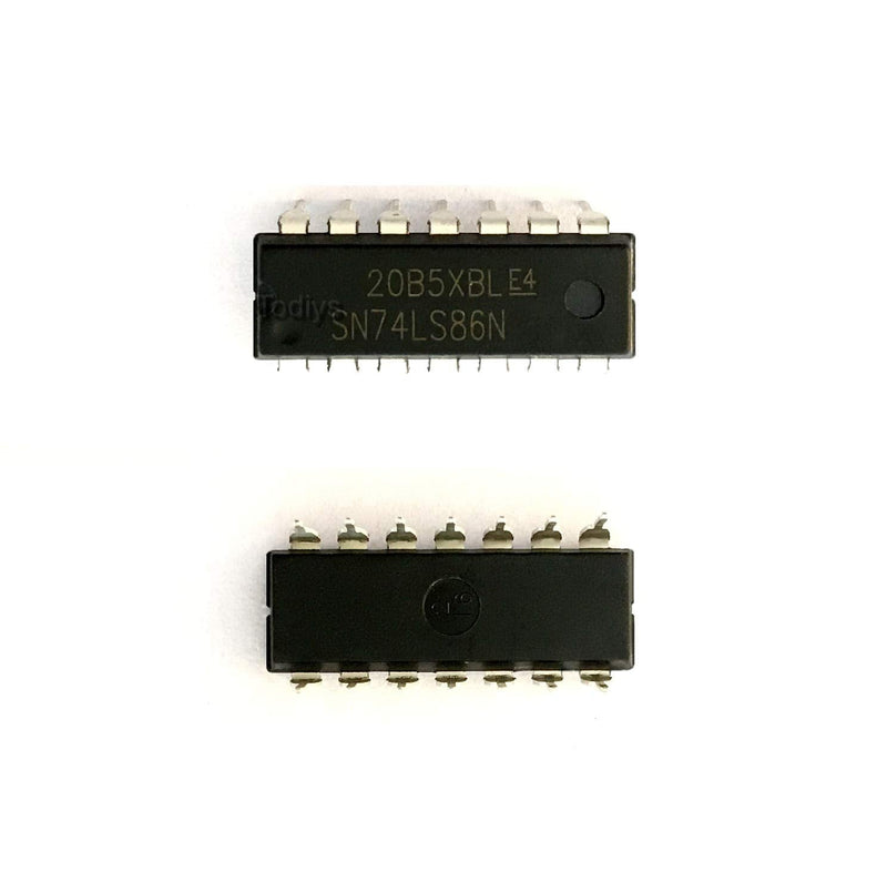 New 30Pcs for 74LS86 74LS86N SN74LS86N HD74LS86P DM74LS86N SN74LS86AN Quad 2-Input Exclusive OR Gate DIP-14 IC SN74LS86