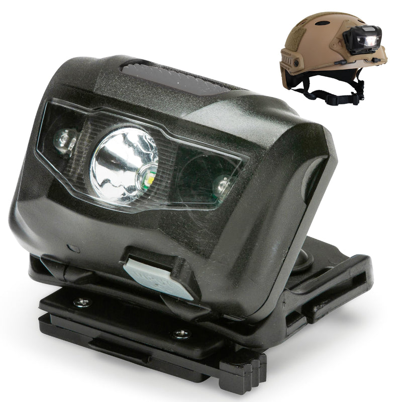 Life Mounts LED Tactical Helmet NVG Shroud Mounted Light Gray