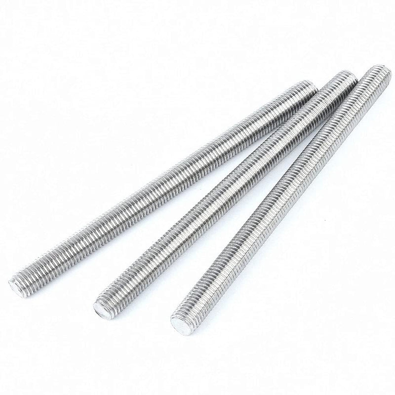 Hooshing 3PCS M2 x 100mm Stainless Steel Fully Threaded Rod, Long Threaded Screw Right Hand Threads M2*100mm 3