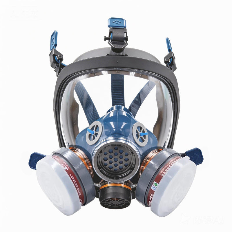 Full Face Respirator Mask,Gas Mask Protect Against Harmful Gas,Dust,Chemicals, Safety Mask with Active Carbon Filter