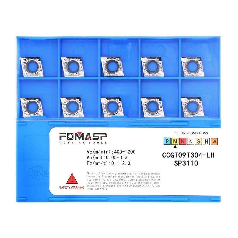 Carbide Inserts for Aluminum CCGT32.51 / CCGT09T304 for Turning Carbide Aluminum Inserts Metal Cutting 10PCS