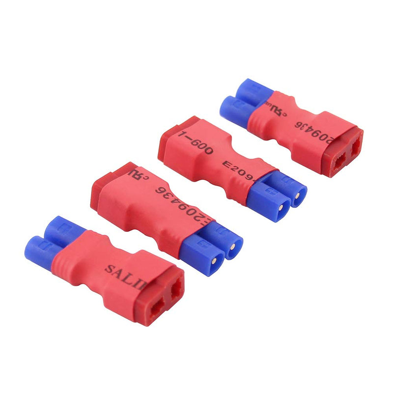 4pcs No Wires Connector: EC2 Male to Female T-Plug Style Adapter(C37-4)