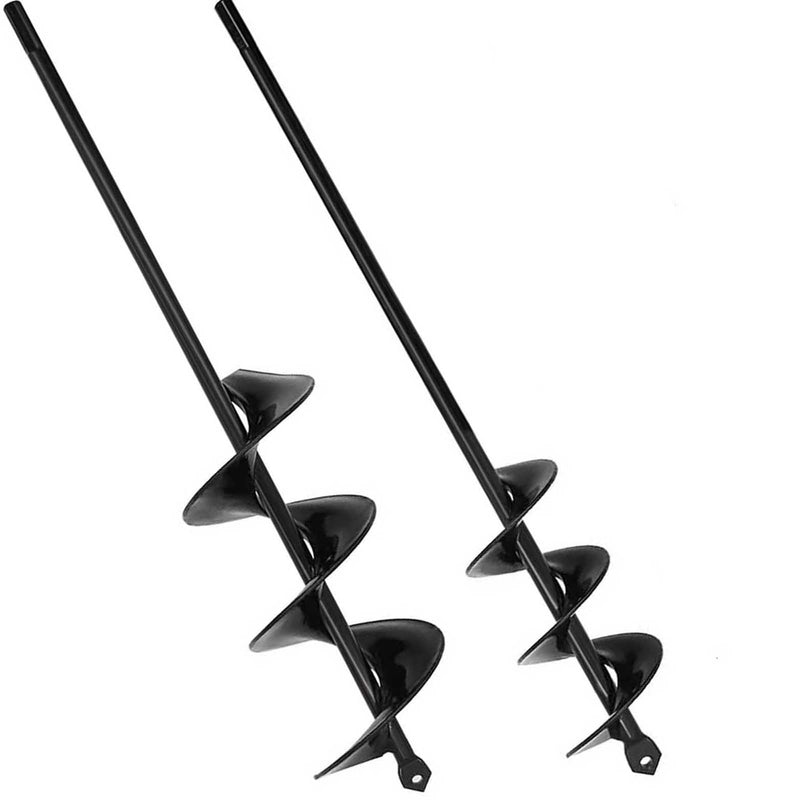 TCBWFY 1.6"x16.5" & 3"x16.5" Auger Drill Bit Set for Planting - Perfect for Planting Bulbs, Flowers, and Small Trees,Post Hole Digger for Hex Drive Drill 1.6"x16.5"+3"x16.5" - NewNest Australia