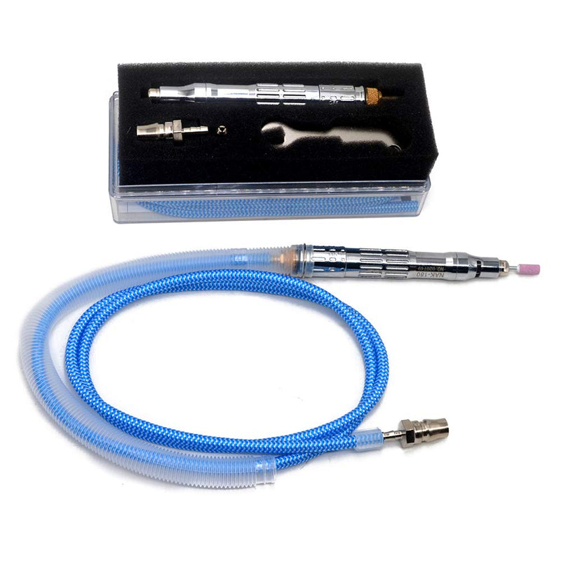 Air-powered Micro Die Grinder, Pencil Style | 65,000 RPM | 1/8" (3mm) Capacity
