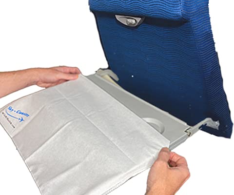 Disposable Airplane Tray Table Cover - Pack of 6 | Premium Medical Grade Material | Individually Packaged | Must Have Travel Essentials for Kids, Toddlers, and Adults