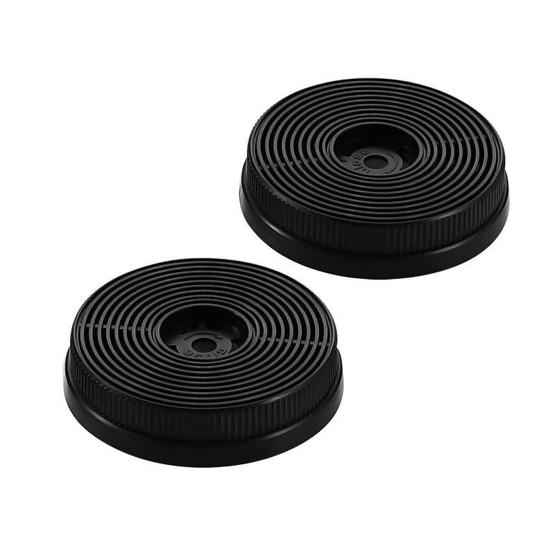 Range Hood Carbon Filter CF-Y for SNDOAS Wall Mount Model GD17, GD24, Replacement Charcoal Vent Filter (Round,Pack of 2)