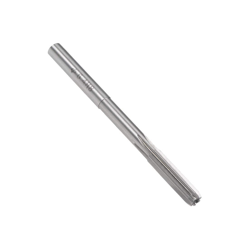 uxcell 6.4mm Chucking Reamer, HSS Cobalt M35 Lathe Machine Reamer D4 6 Straight Flutes, Round Shank Milling Cutting Tool, for Stainless Steel Alloy Copper Metal