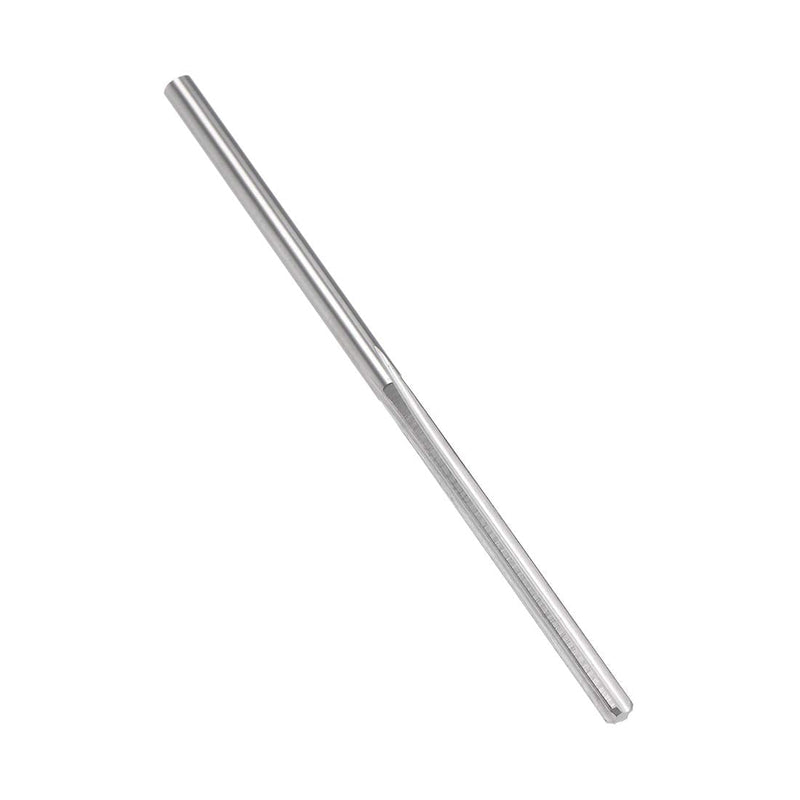 uxcell 2mm Chucking Reamer, Tungsten Carbide Lathe Machine Reamer H7 4 Straight Flutes, Round Shank Milling Cutting Tool, for Stainless Steel Alloy Copper Metal