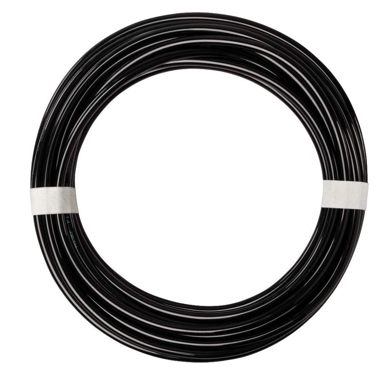 Quickun Pneumatic Tubing 5/32" Tube OD PU Polyurethane Tube Air Hose Line for Air Compressor Fitting or Fluid Transfer (Black 32.8ft) 5/32" Tube OD-32.8ft Black