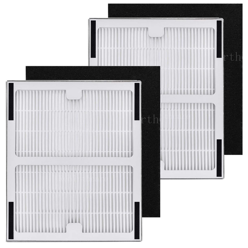 2 Pack Air Purifier Filter B for Idylis AC-2125, AC-2126, IAF-H-100B