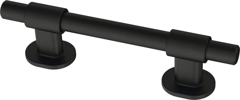Franklin Brass P44364-FB-B Bar Adjustable Cabinet Pull, 1-3/8' to 4' (35-102mm), 5-pack, Matte Black 1-3/8" to 4" (35mm/102mm) CTC Bar Adjusta-Pull