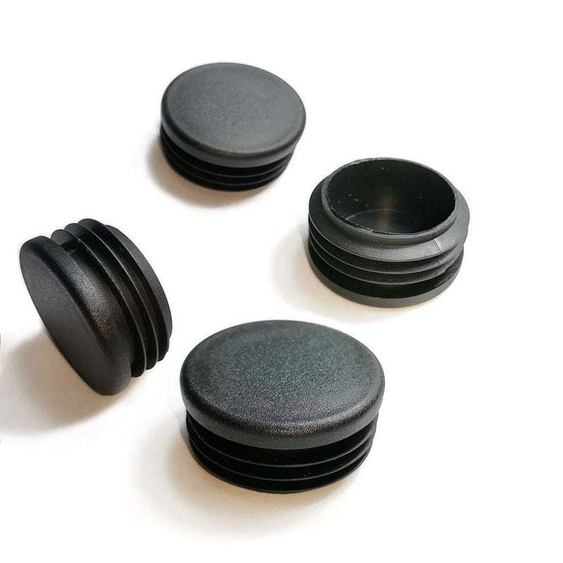 4 Pack 1 1/2 Inch Round Plastic Plug, Pipe Tubing End Cap, Glide Insert Furniture Finishing Plug for Round Metal Tube 4 - NewNest Australia
