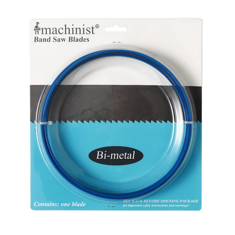 Imachinist S801214SS Bi-Metal 80" Long, 1/2" Wide, 0.025" Thick Bandsaw Blades for Cutting Stainless Steel (14TPI) 14TPI