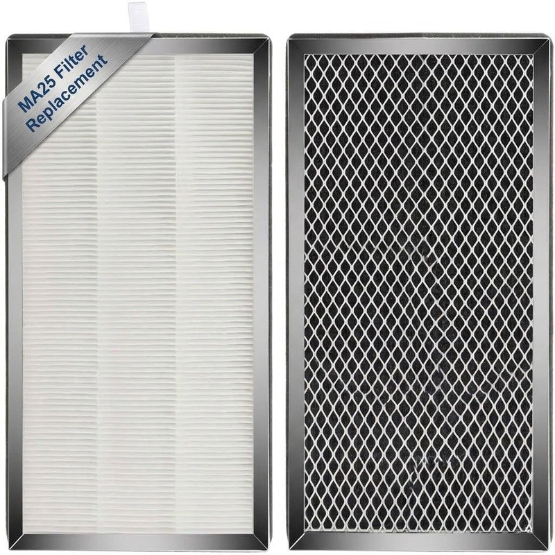 MA-25 Replacement Filter Set Compatible with Medify MA25 Air Purifier 2 QTY 1.3" x 9.8" x 7.1"