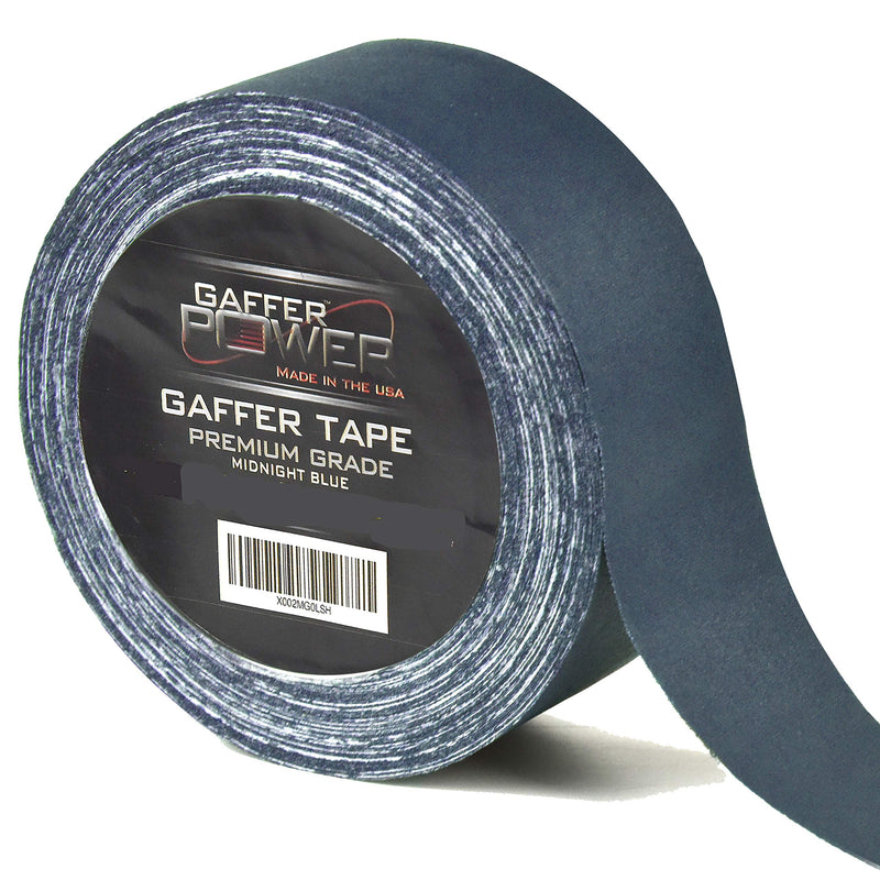 Gaffer Power Gaffers Tape 2 Inch | Midnight Blue | USA Made Quality | Leaves No Residue