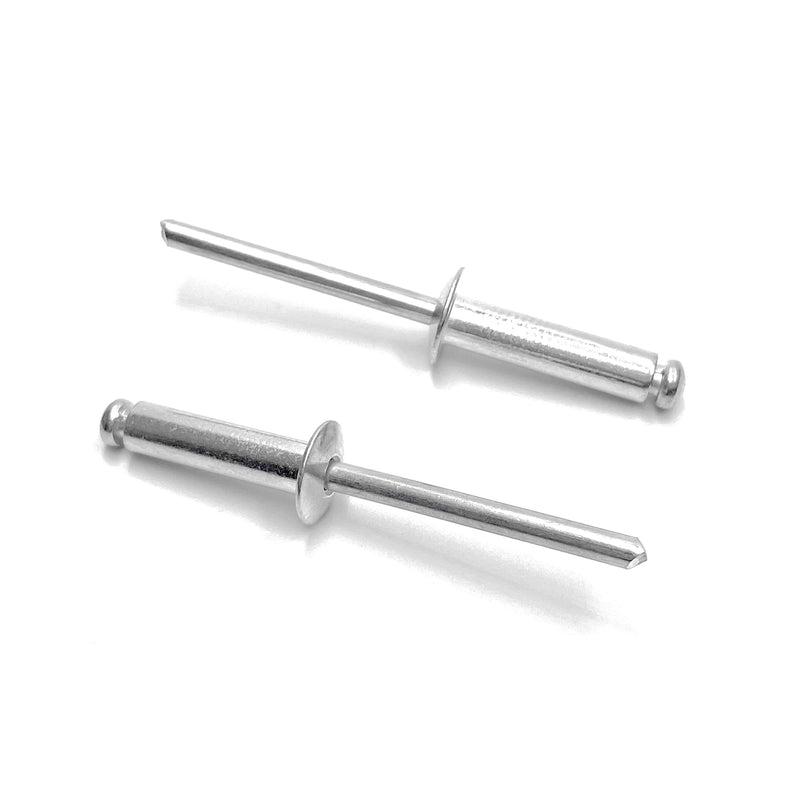 ISPINNER 100pcs 3/16" x 3/4" Aluminum Blind Rivets, 4.8 x 19mm Pop Rivets, Pack of 100 (Silver) 3/16" x 3/4"