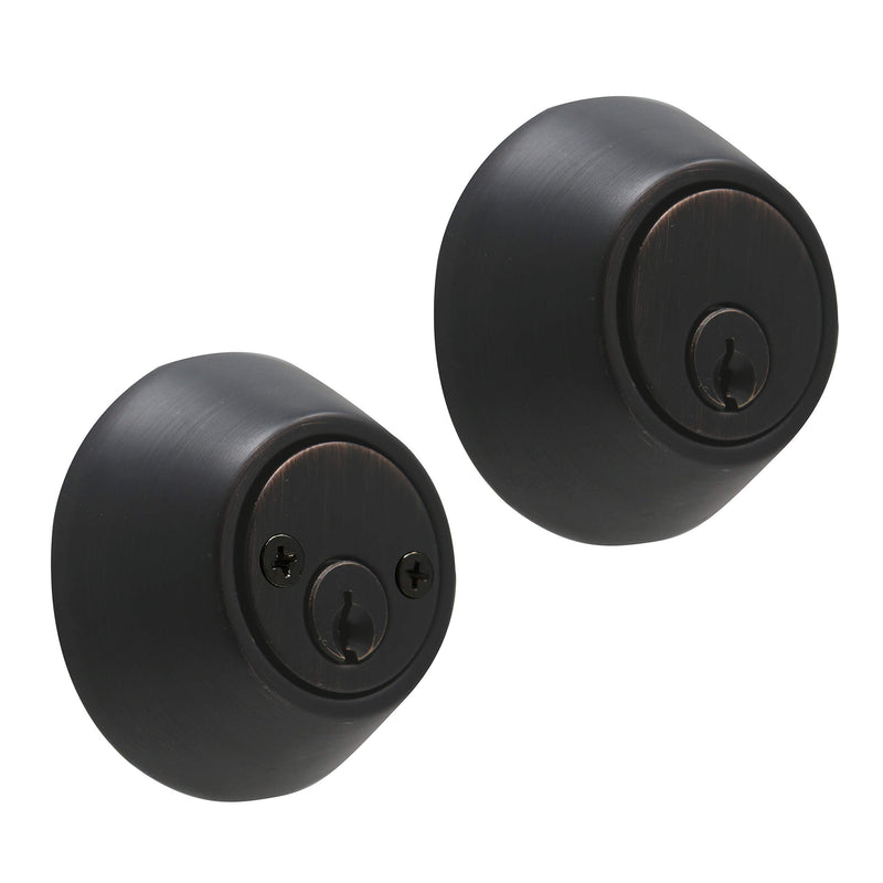 MiLocks Grade 3 Double Cylinder Deadbolt Commercial Industrial Duty (Oil Rubbed Bronze) Oil Rubbed Bronze
