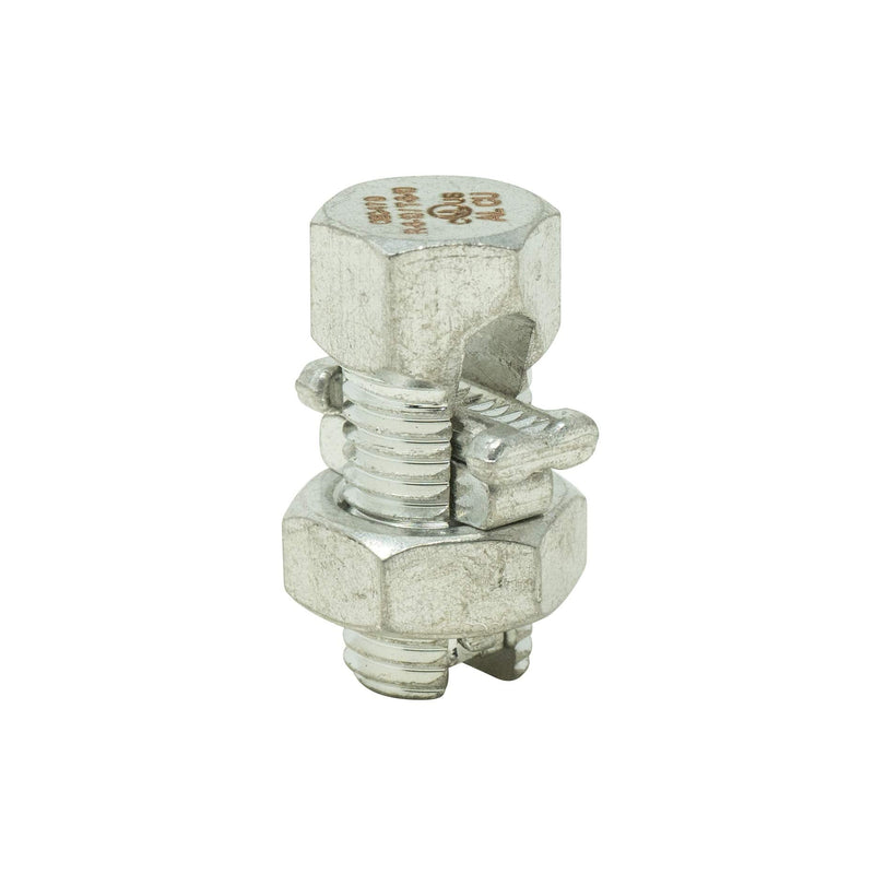 Southwire SB6-10CPDQ2; 2PK Split Bolt Connector; 6 10 STR; Dual-Rated for use with Copper & Aluminum Conductors; 2 Pack; Gray; 2 Piece