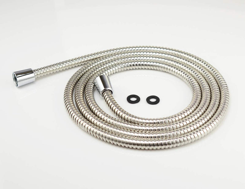 Purelux 100 Inch Shower Hose, Universal Handheld Showerhead Hose Made of Stainless Steel, Polished Chrome Finish 100 Inches