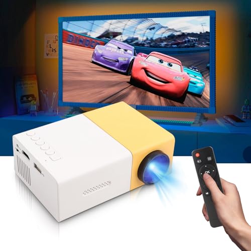 Mini LED Projector,Mini Portable Private Home Theater Projector,1080P HD Indoor&Outdoor Multi-Function Travel Projector,for Home Party/Entertainment venues/Outdoor Recreation(US) US