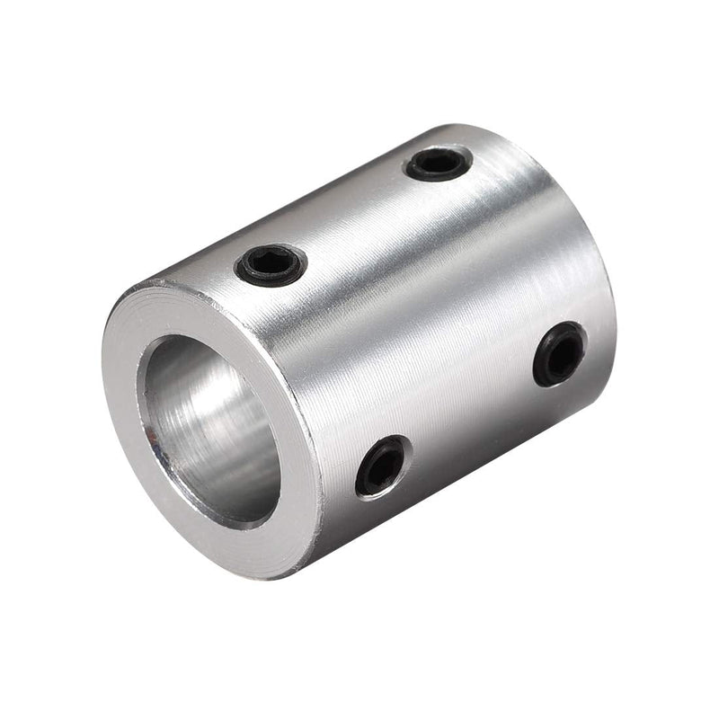 uxcell 10mm to 12mm Bore Rigid Coupling Set Screw L25XD20 Aluminum Alloy,Shaft Coupler Connector,Motor Accessories 10mm to 12m