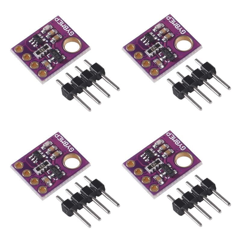 BME280 Digital 5V Temperature Humidity Sensor Atmospheric Barometric Pressure Board IIC I2C Breakout for Arduino (4pcs) 4pcs
