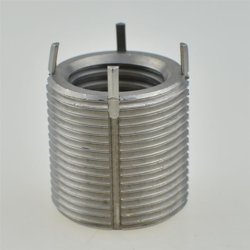 XunLiu Key Locking Inserts Thread Repair (M24X3-M33X2-33L) | Stainless Steel,Heavy-Duty Thread Repair & Reinforcement Fastener for Industrial Applications M24X3-M33X2-33L