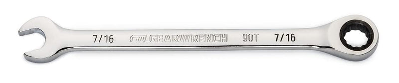 GEARWRENCH 7/16" 4 Degree Swing Arch 12 Point Ratcheting Combination Wrench - 86944 7/16"