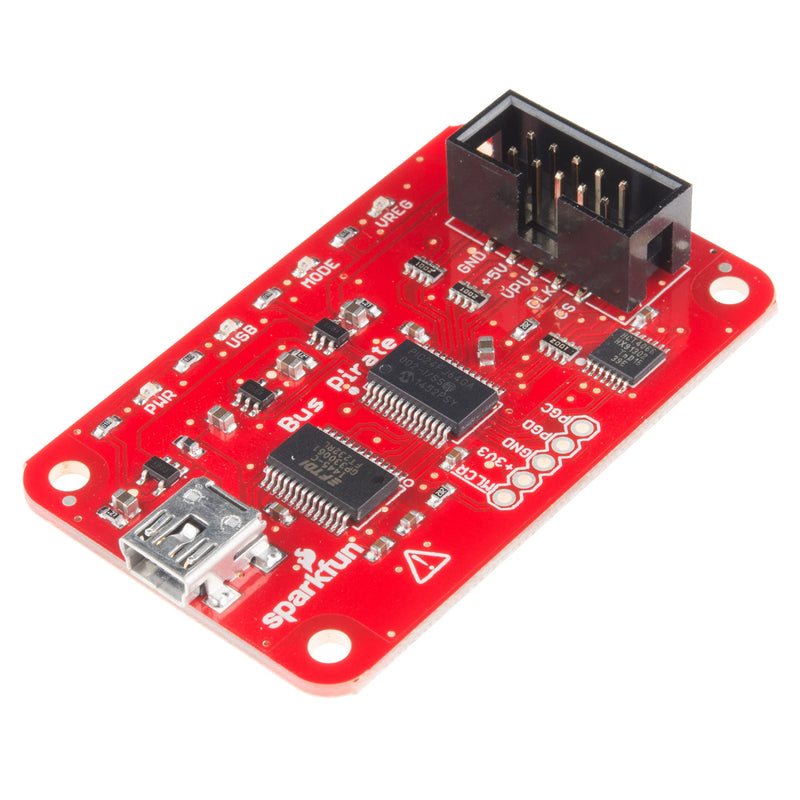 Bus Pirate - v3.6a | 1-3 wire, UART, I2C, SPI, & HD44780 LCD protocols-all at voltages 0-5.5VDC PIC24FJ64 processor FT232RL USB-to-Serial chip