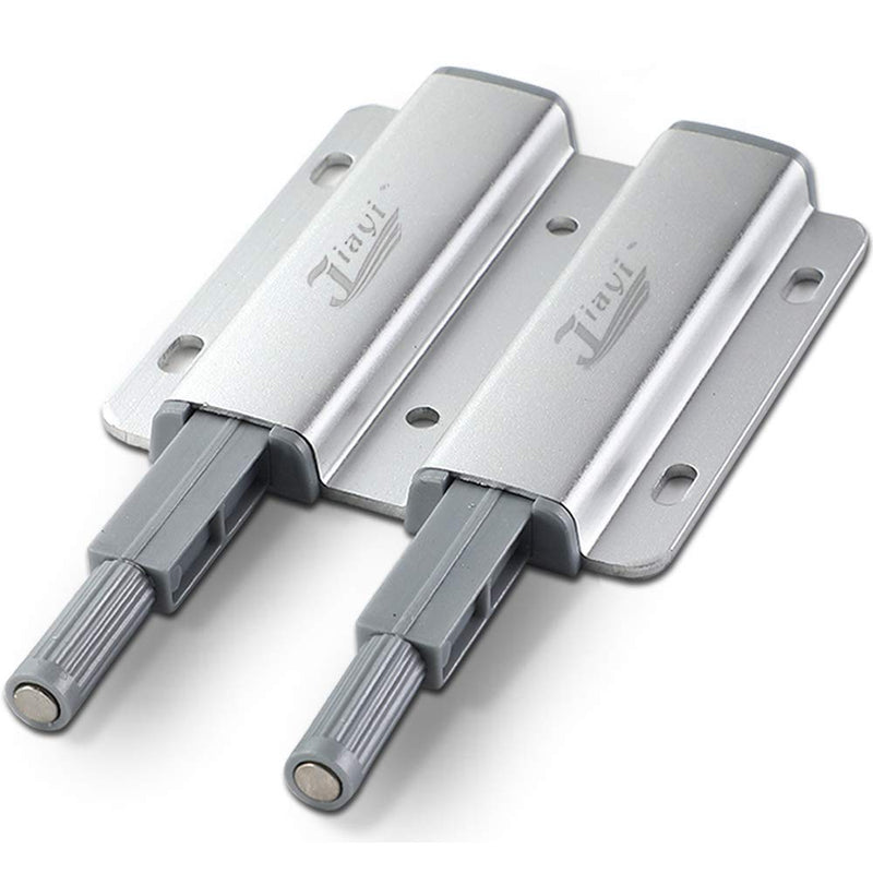 Magnetic Push Latch Heavy Duty Jiayi Double Push to Open Door Latch Touch Latches Kitchen Door Push Release Latch for Drawer Closure Push Catch Pop Out Cabinet Hardware (1 Pack) 1 Pack