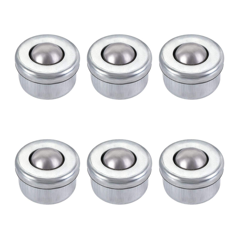 uxcell Ball Transfer Bearing Unit 8mm 6.6Lbs Carbon Steel Drop-in Type for Transmission Pack of 6