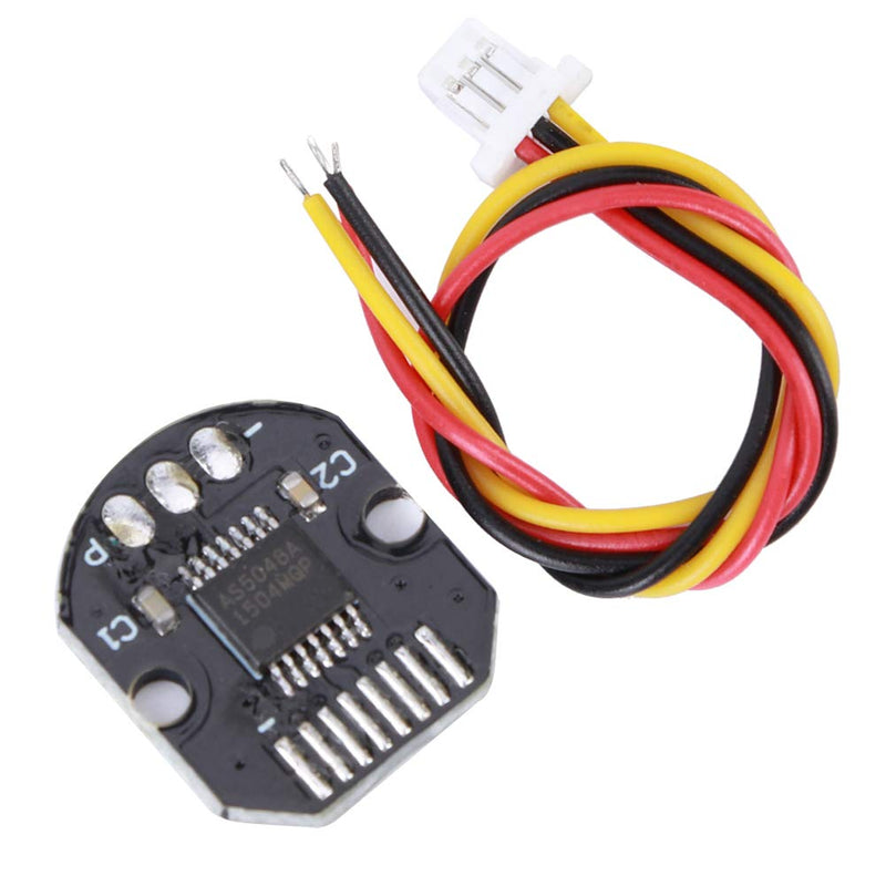 Walfront AS5048A Magnetic Encoder, PWM SPI Interface 14 Bit AS5048A Magnetic Code Wheel Fit for Brushless Motor