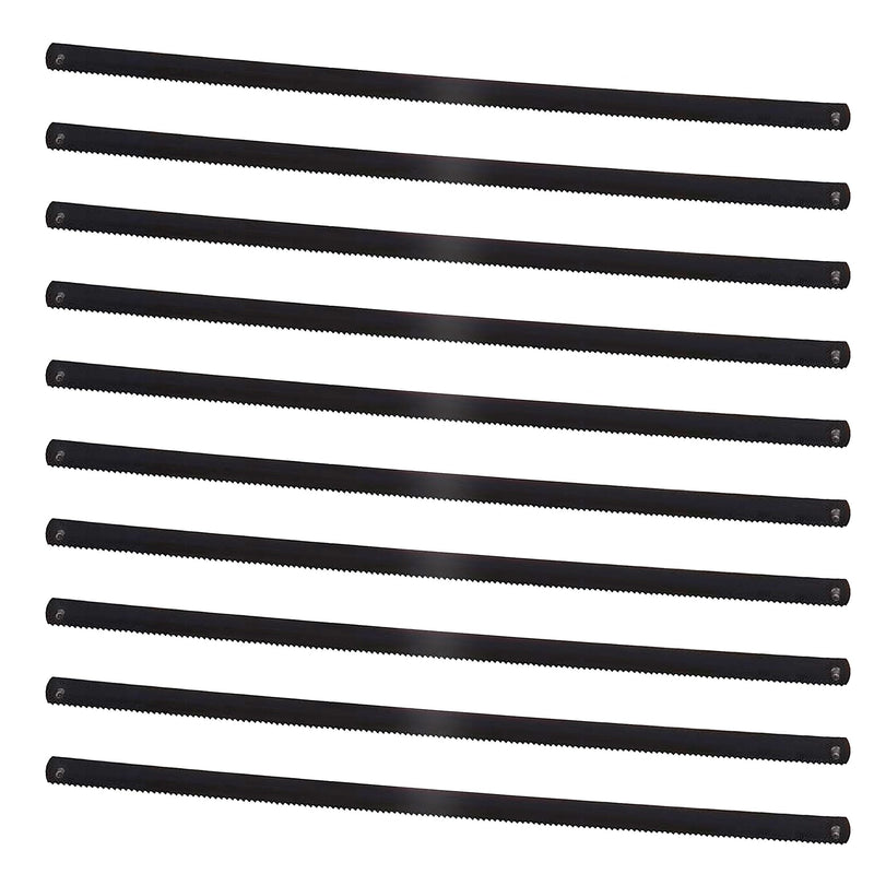 HAUTMEC 6inch Professional Bi-Metal HSS Blades 10 Pack Mini Hacksaw Replacement Blades Set 24 TPI High Speed Steel Grounded Teeth 6" 10Pack Hacksaw Blades