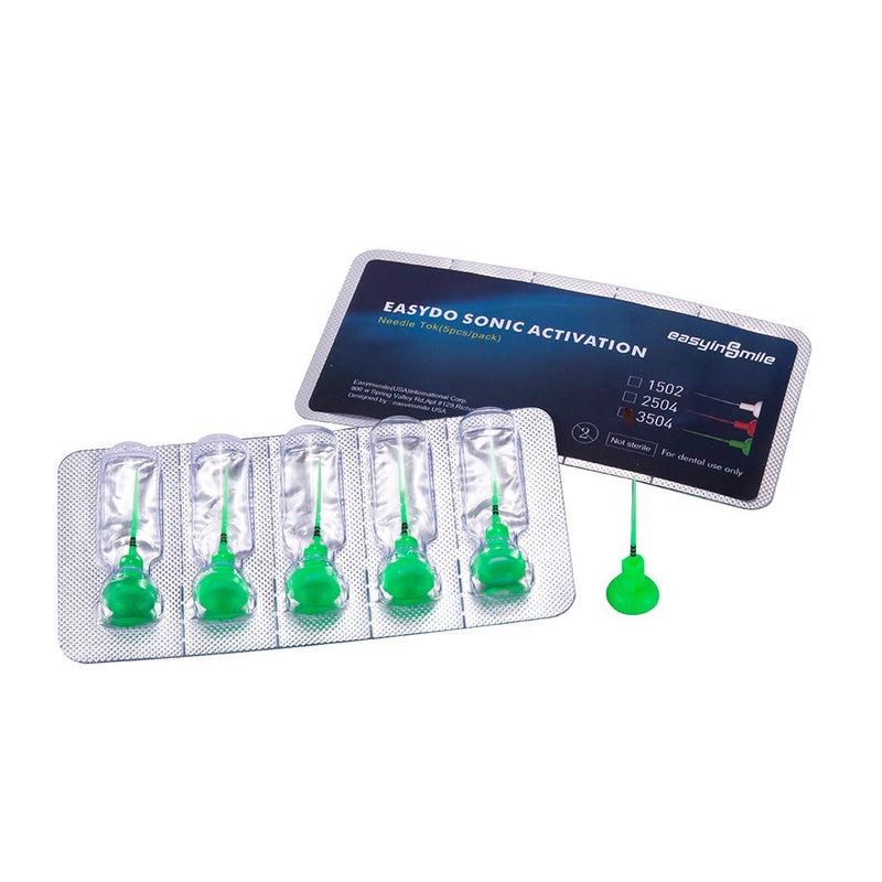 Easyinsmile Dental Endodontic Activator Tips Soft Bendable Polymer Material Never Breaking File (Green) Green